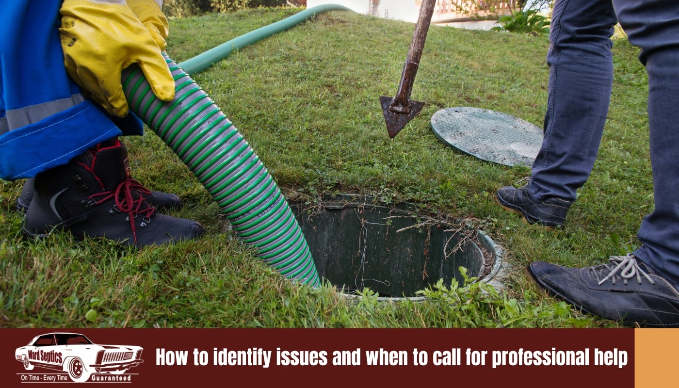 How to identify issues and when to call for professional help
